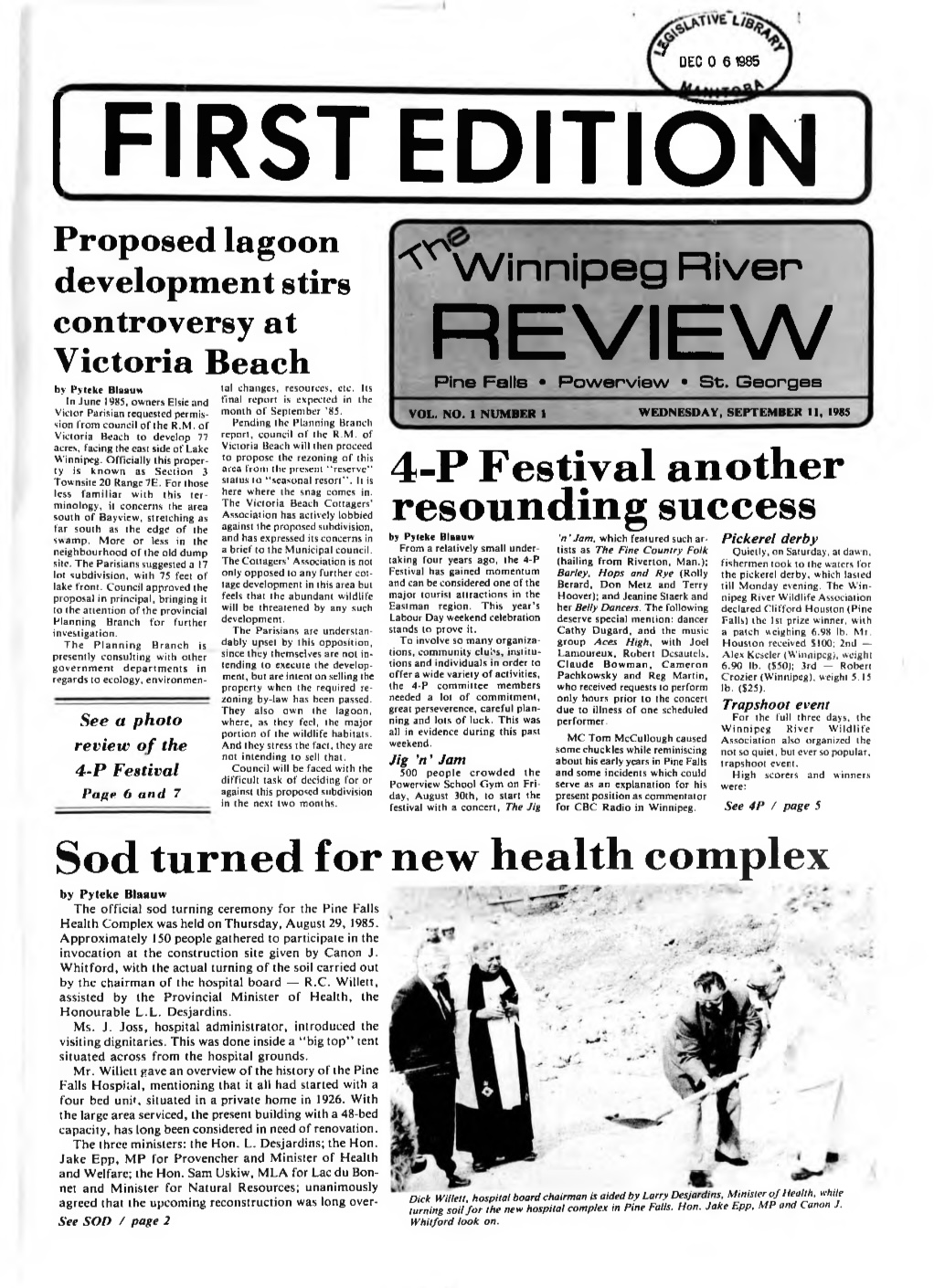 Winnipeg River Review